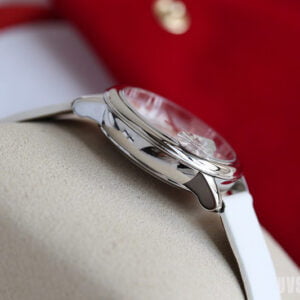 ĐỒNG HỒ NỮ OMEGA DE VILLE DÂY DA BÒ REPLICA 32.7MM 5 dong ho nu omega de ville day da bo replica 32 7mm 4