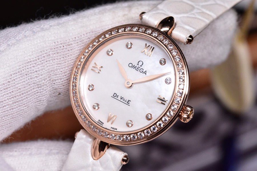 dong-ho-nu-omega-de-ville-day-da-bo-y-trang-replica-274mm-1 dong ho nu omega de ville day da bo y trang replica 274mm 1