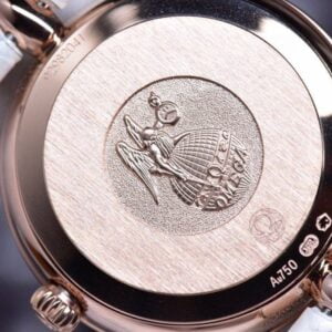 ĐỒNG HỒ NỮ OMEGA DE VILLE DÂY DA BÒ Ý TRẮNG REPLICA 27,4MM 6 dong ho nu omega de ville day da bo y trang replica 274mm 6