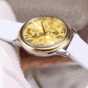 ĐỒNG HỒ NỮ OMEGA DE VILLE DÂY DA REPLICA 32,7MM 6 dong ho nu omega de ville day da replica 327mm 6