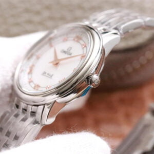 ĐỒNG HỒ NỮ OMEGA DE VILLE DÂY THÉP KHÔNG GỈ REPLICA 27,4MM 2 dong ho nu omega de ville day thep khong gi replica 274mm 4 1