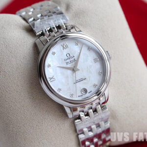 ĐỒNG HỒ NỮ OMEGA DE VILLE DÂY THÉP KHÔNG GỈ REPLICA 32.7MM 2 dong ho nu omega de ville day thep replica 32 7mm 2