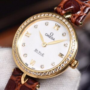 ĐỒNG HỒ NỮ OMEGA DE VILLE REPLICA 27,4MM 1 dong ho nu omega de ville replica 274mm 1