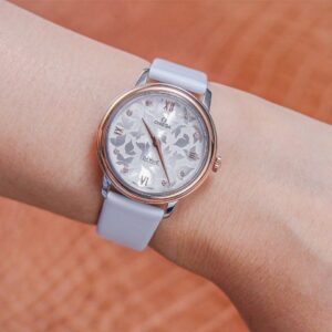 ĐỒNG HỒ NỮ OMEGA DE VILLE VIỀN MÀU HỒNG REPLICA 32,7MM 1 dong ho nu omega de ville vien mau hong replica 327mm