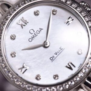 ĐỒNG HỒ NỮ OMEGA DE VILLE VỎ THÉP REPLICA 27,4MM 3 dong ho nu omega de ville vo thep replica 274mm 3