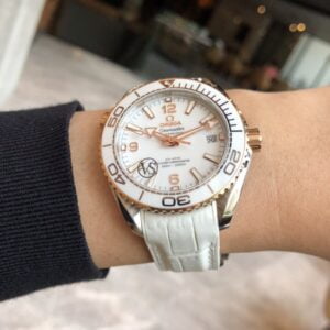 ĐỒNG HỒ NỮ OMEGA SEAMASTER DÂY CAO SU REPLICA 39,5MM 2 dong ho nu omega seamaster day cao su replica 395mm 2