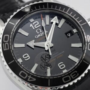 ĐỒNG HỒ NỮ OMEGA SEAMASTER MẶT MÀU ĐEN REPLICA 39,5MM 2 dong ho nu omega seamaster mat mau den treplica 395mm 3