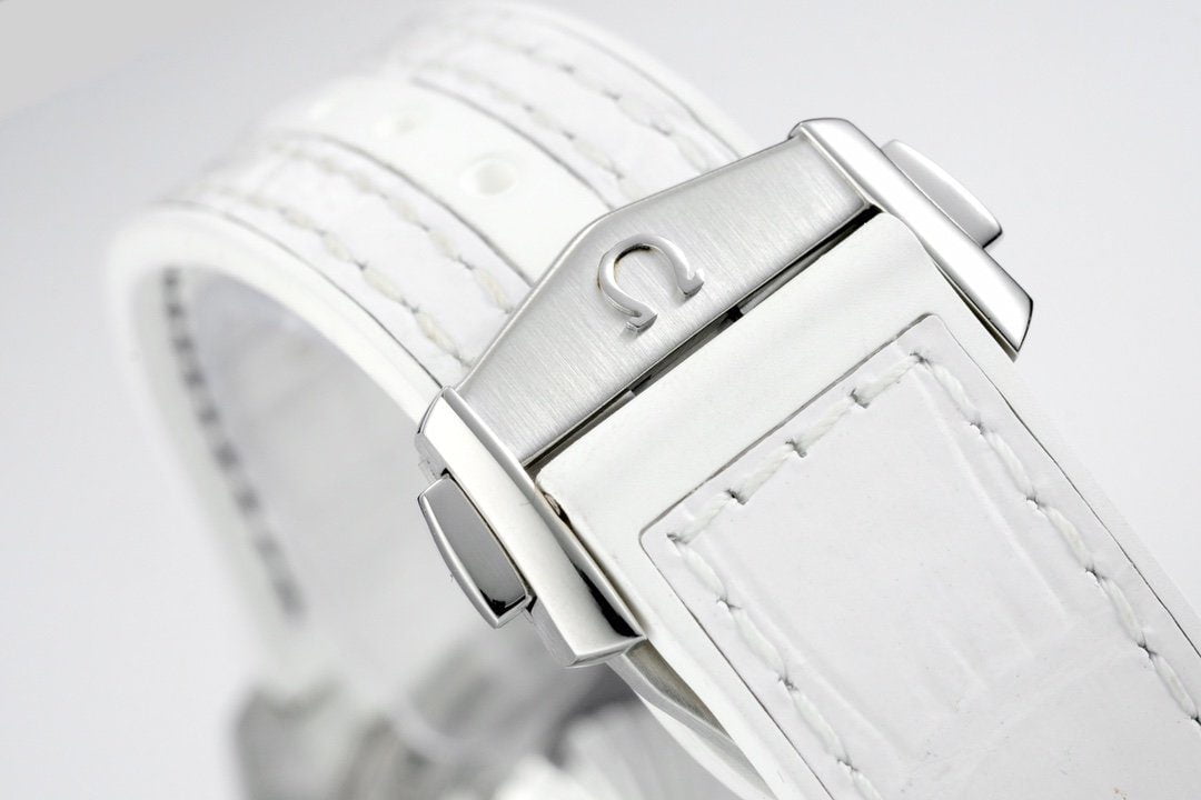 dong-ho-nu-omega-seamaster-mat-mau-trang-treplica-395mm-8 dong ho nu omega seamaster mat mau trang treplica 395mm 8