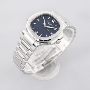 PATEK PHILIPPE NAUTILUS 7118/1A-001 BLUE DIAL BEST REPLICA WATCHES 35.2MM 1 dong ho nu patek philippe nautilus 7118 1a 001 replica 35 2mm 1