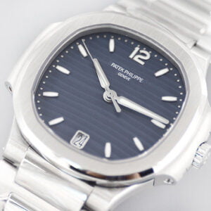 PATEK PHILIPPE NAUTILUS 7118/1A-001 BLUE DIAL BEST REPLICA WATCHES 35.2MM 3 dong ho nu patek philippe nautilus 7118 1a 001 replica 35 2mm 4