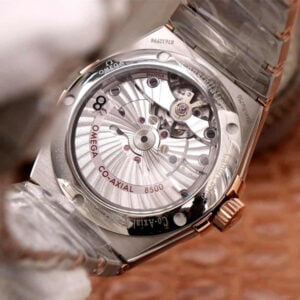 ĐỒNG HỒ OMEGA CONSTELLATION MẶT HỒNG REPLICA 38MM 4 dong ho omega constellation mat hong replica 38mm 3