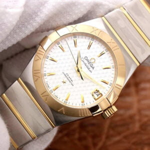 ĐỒNG HỒ OMEGA CONSTELLATION MẶT TRẮNG REPLICA 38MM 2 dong ho omega constellation mat trang replica 38mm 2