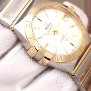 ĐỒNG HỒ OMEGA CONSTELLATION MẶT TRẮNG REPLICA 38MM 3 dong ho omega constellation mat trang replica 38mm 3