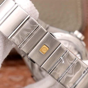 ĐỒNG HỒ OMEGA CONSTELLATION MẶT XANH DÂY THÉP REPLICA 38MM 7 dong ho omega constellation mat xanh day thep replica 38mm 7