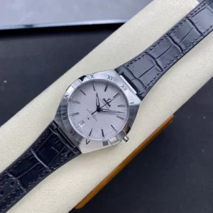ĐỒNG HỒ OMEGA CONSTELLATION MÀU BẠC REPLICA 41MM 3 dong ho omega constellation mau bac replica 41mm 4