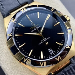 ĐỒNG HỒ OMEGA CONSTELLATION MÀU VÀNG REPLICA 41MM 1 dong ho omega constellation mau vang replica 41mm 8