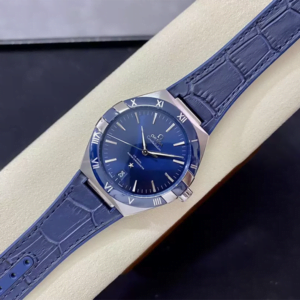 ĐỒNG HỒ OMEGA CONSTELLATION MÀU XANH REPLICA 41MM 3 dong ho omega constellation mau xanh replica 41mm 4