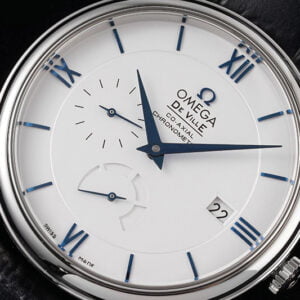 ĐỒNG HỒ OMEGA DE VILLE MẶT MÀU TRẮNG REPLICA 39.5MM 2 dong ho omega de ville mat mau trang replica 39 5mm 2