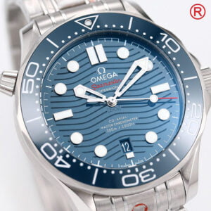 ĐỒNG HỒ OMEGA SEAMASTER MẶT MÀU XANH REPLICA 42MM 4 dong ho omega seamaster mat mau xanh replica 42mm 4