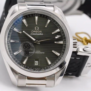ĐỒNG HỒ OMEGA SEAMASTER MẶT XANH DÂY THÉP REPLICA CAO CẤP 41MM 2 dong ho omega seamaster mat xanh day thep replica 41mm 4.jpg
