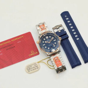 ĐỒNG HỒ OMEGA SEAMASTER MÀU HỒNG REPLICA 42MM 8 dong ho omega seamaster mau hong replica 42mm 9