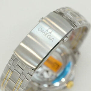 ĐỒNG HỒ OMEGA SEAMASTER MÀU VÀNG NHẠT REPLICA 42MM 7 dong ho omega seamaster mau vang nhat replica 42mm 8