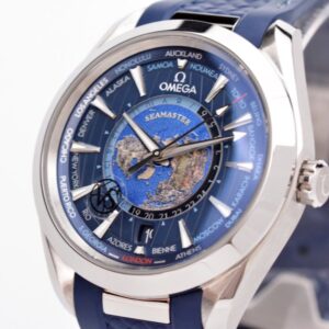 ĐỒNG HỒ OMEGA SEAMASTER MẶT MÀU XANH REPLICA 43MM 4 dong ho omega seamaster mtawj mau xanh replica 435mm 4