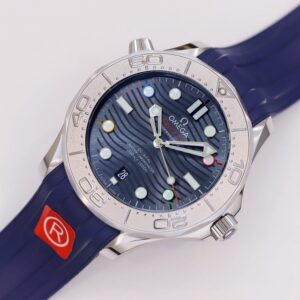 ĐỒNG HỒ OMEGA SEAMASTER PHIÊN BẢN ĐẶC BIỆT DÂY XANH REPLICA 42MM 1 dong ho omega seamaster phien ban dac biet day xanh replica 42mm 1