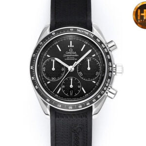 ĐỒNG HỒ OMEGA SPEEDMASTER MẶT MÀU ĐEN REPLICA 40MM 1 dong ho omega speedmaster mat mau den replica 40mm
