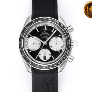 ĐỒNG HỒ OMEGA SPEEDMASTER MẶT MÀU ĐEN TRẮNG REPLICA 40MM 1 dong ho omega speedmaster mat mau den trang replica 40mm