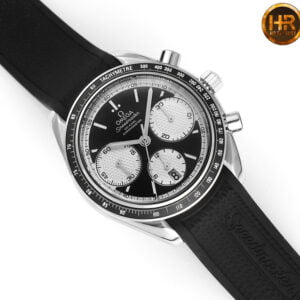 ĐỒNG HỒ OMEGA SPEEDMASTER MẶT MÀU ĐEN TRẮNG REPLICA 40MM 4 dong ho omega speedmaster mat mau den trang replica 40mm 4