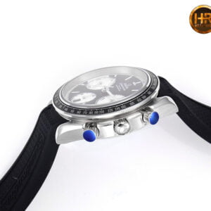 ĐỒNG HỒ OMEGA SPEEDMASTER MẶT MÀU ĐEN TRẮNG REPLICA 40MM 6 dong ho omega speedmaster mat mau den trang replica 40mm 6
