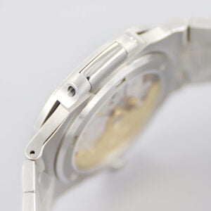 PATEK PHILIPPE NAUTILUS 5711/1A 010 RHINESTONE GEM BLUE DIAL LUXURY REPLICA WATCHES 40MM 7 dong ho patek philippe nautilus 5711 1a 010 kham kim cuong replica 40mm 8