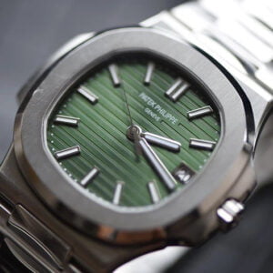 PATEK PHILIPPE NAUTILUS 5711/1A-014 GREEN DIAL REPLICA WATCHES 40MM 1 dong ho patek philippe nautilus 5711 1a 014 replica 40mm 6