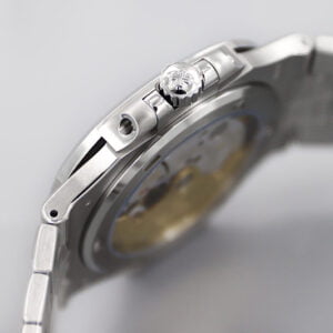 PATEK PHILIPPE NAUTILUS 5711/1P 40 YEARS ANNIVERSARY BLUE DIAL GEM HOURS BEST COPIES WATCHES 40MM 10 dong ho patek philippe nautilus 5711 1p replica 40mm 4