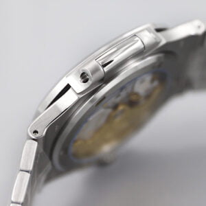 PATEK PHILIPPE NAUTILUS 5711/1P 40 YEARS ANNIVERSARY BLUE DIAL GEM HOURS BEST COPIES WATCHES 40MM 7 dong ho patek philippe nautilus 5711 1p replica 40mm 7