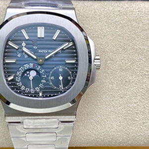 PATEK PHILIPPE NAUTILUS 5712/1A-001 BLUE DIAL ZF FACTORY LUXURY REPLICA WATCHES 40MM 8 dong ho patek philippe nautilus 5712 1a 001 zf factory replica 40mm 9