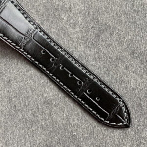 PATEK PHILIPPE NAUTILUS 5726/1A-001 BLACK DIAL LEATHER STRAP COPIES WATCHES 40MM 6 dong ho patek philippe nautilus 5726 1a 001 replica 40mm 7