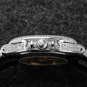 PATEK PHILIPPE NAUTILUS 5726/1A-014 RHINESTONE FULL WATCH BEST REPLICA WATCHES 40MM 4 dong ho patek philippe nautilus 5726 1a 014 full kim cuong replica 40mm 2