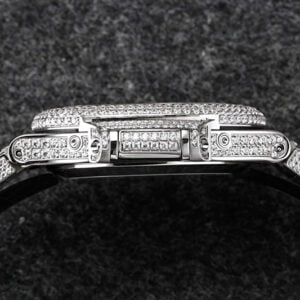PATEK PHILIPPE NAUTILUS 5726/1A-014 RHINESTONE FULL WATCH BEST REPLICA WATCHES 40MM 8 dong ho patek philippe nautilus 5726 1a 014 full kim cuong replica 40mm 4