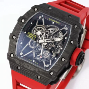 ĐỒNG HỒ RICHARD MILLE RM35-01 RAFA DÂY ĐỎ MẶT ĐEN REPLICA 43M 1 dong ho richard mille rm35 01 rafa day do mat den replica 43m 2