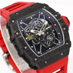 ĐỒNG HỒ RICHARD MILLE RM35-01 RAFA DÂY ĐỎ MẶT ĐEN REPLICA 43M 2 dong ho richard mille rm35 01 rafa day do mat den replica 43m 9