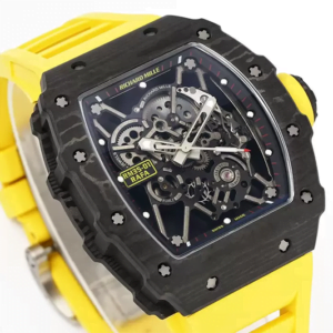ĐỒNG HỒ RICHARD MILLE RM35-01 RAFA DÂY VÀNG MẶT ĐEN REPLICA 43M 2 dong ho richard mille rm35 01 rafa day vang mat den replica 43m 4