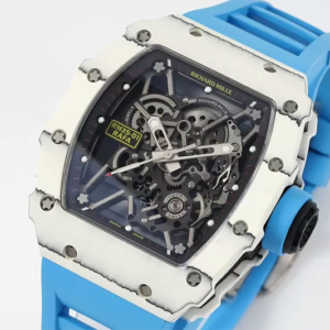 ĐỒNG HỒ RICHARD MILLE RM35-01 RAFA DÂY XANH MẶT TRẮNG REPLICA 43M 1 dong ho richard mille rm35 01 rafa day xanh xanh mat trang replica 43m 3