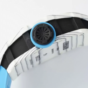 ĐỒNG HỒ RICHARD MILLE RM35-01 RAFA DÂY XANH MẶT TRẮNG REPLICA 43M 5 dong ho richard mille rm35 01 rafa day xanh xanh mat trang replica 43m 7