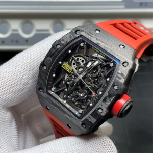 ĐỒNG HỒ RICHARD MILLE RM53-02 DÂY CAO SU ĐỎ REPLICA 44M 2 dong ho richard mille rm53 02 day cao su do replica 44m 3