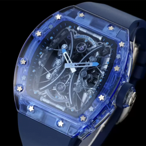 ĐỒNG HỒ RICHARD MILLE RM53-02 DÂY CAO SU XANH THAN REPLICA 44M 2 dong ho richard mille rm53 02 day cao su xanh than replica 44m 3