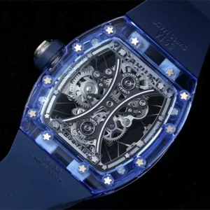 ĐỒNG HỒ RICHARD MILLE RM53-02 DÂY CAO SU XANH THAN REPLICA 44M 4 dong ho richard mille rm53 02 day cao su xanh than replica 44m 5