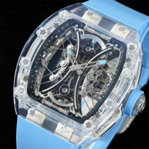 ĐỒNG HỒ RICHARD MILLE RM53-02 DÂY CAO SU XANH REPLICA 44M 2 dong ho richard mille rm53 02 replica 44m 1