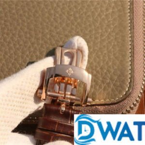 PATEK PHILIPPE NAUTILUS 5712 BROWN LEATHER STRAP ROSE GOLD CASE REPLICA WATCHES PF 40MM 5 ĐỒNG HỒ NAM PATEK PHILIPPE NAUTILUS 5712 DÂY ĐEO ĐỎ FAKE CAO CẤP PF 40MM